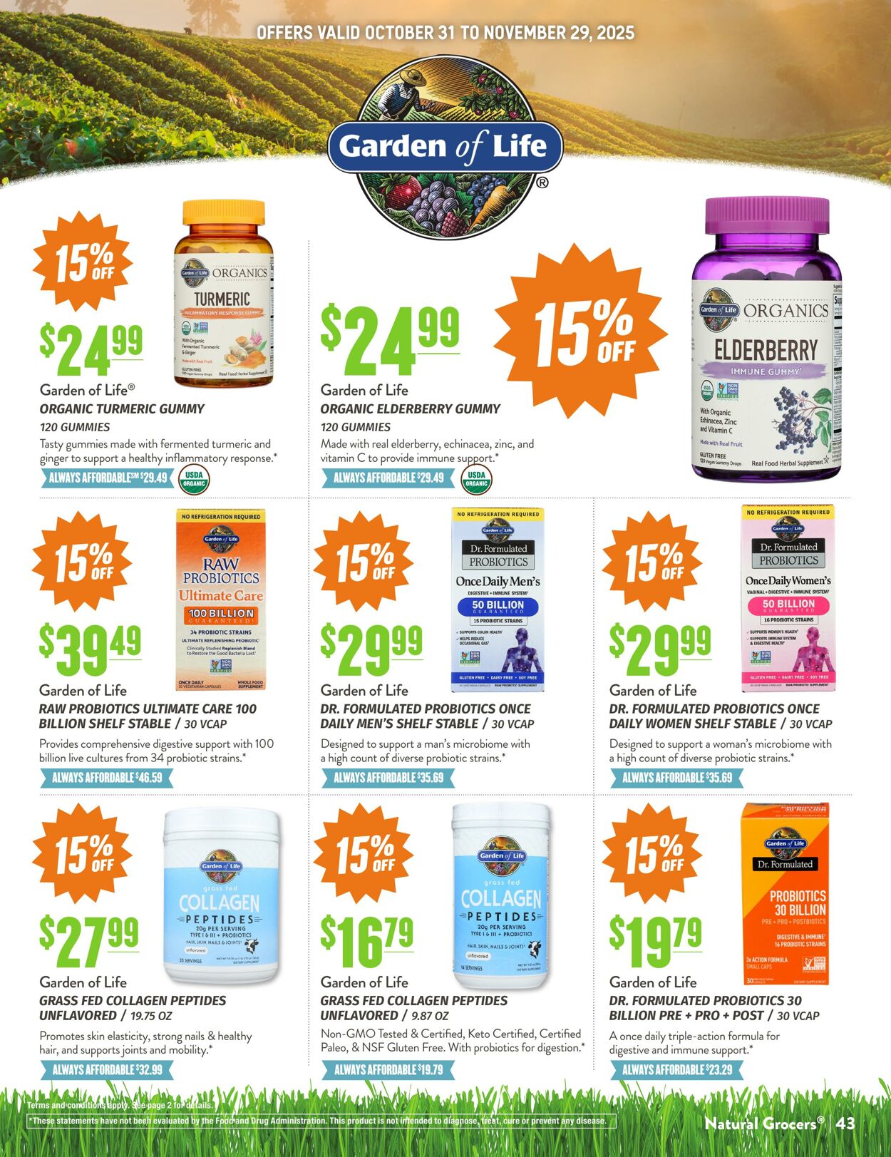 Weekly ad Natural Grocers 10/30/2025 - 11/27/2025