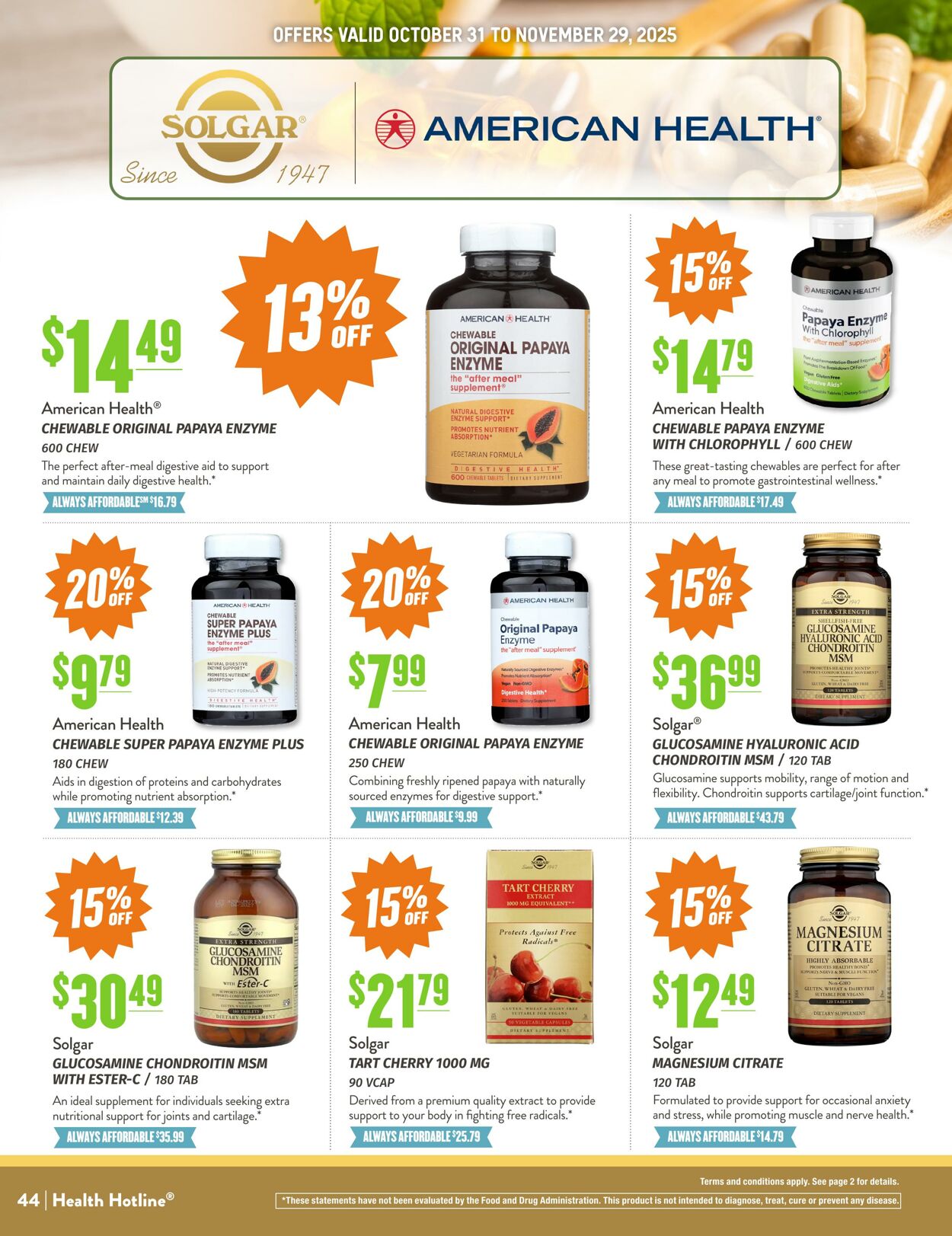 Weekly ad Natural Grocers 10/30/2025 - 11/27/2025