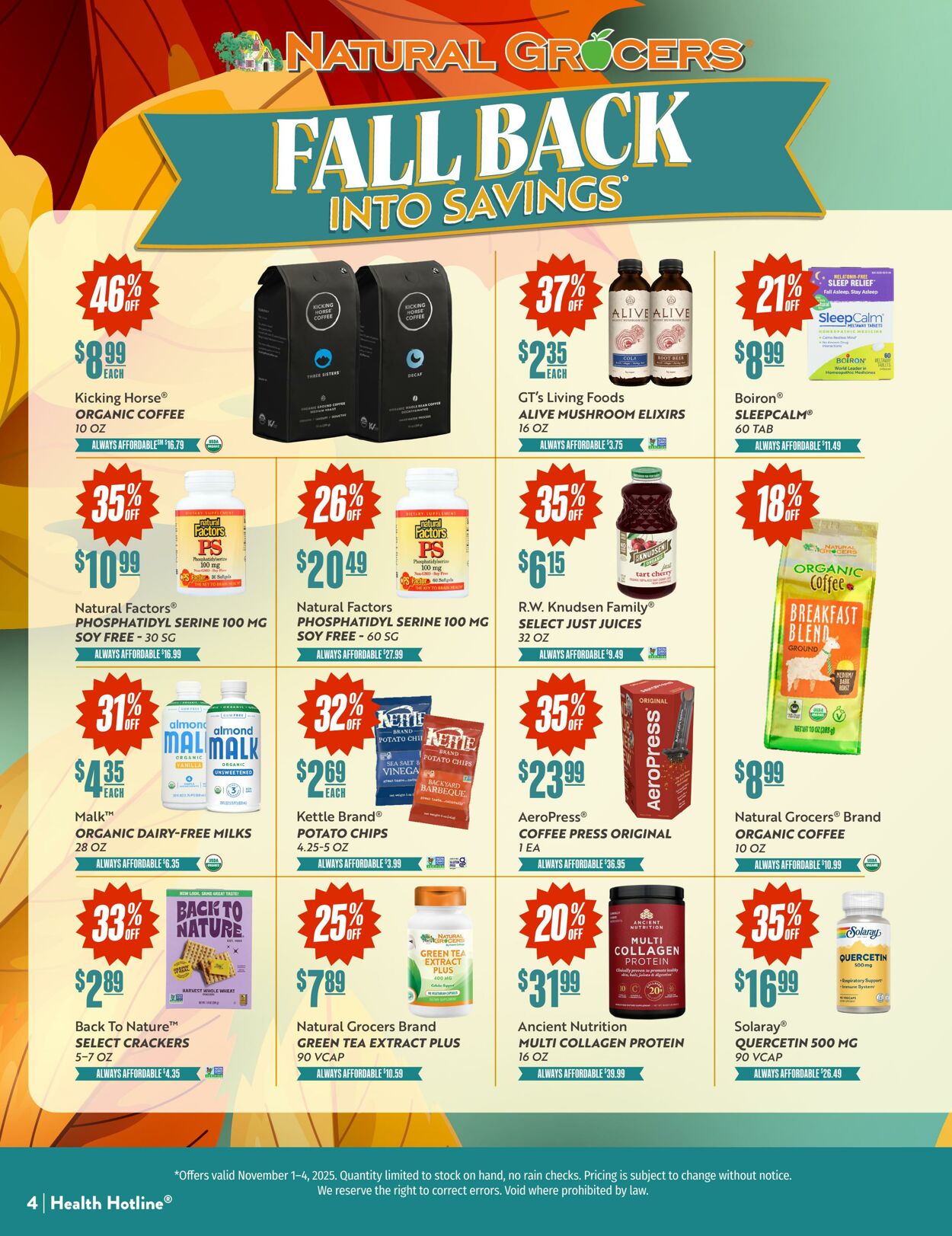 Weekly ad Natural Grocers 10/30/2025 - 11/27/2025