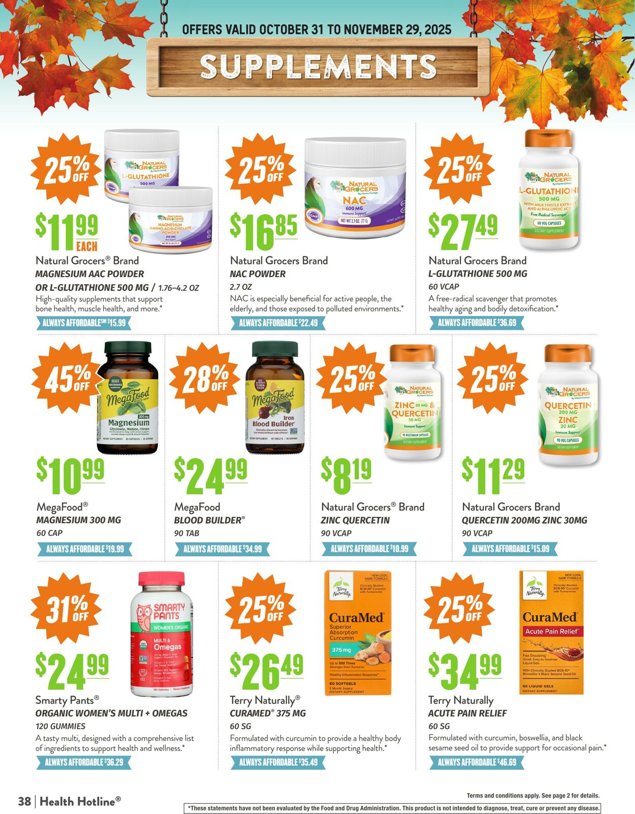 Weekly ad Natural Grocers 10/23/2025 - 11/03/2025
