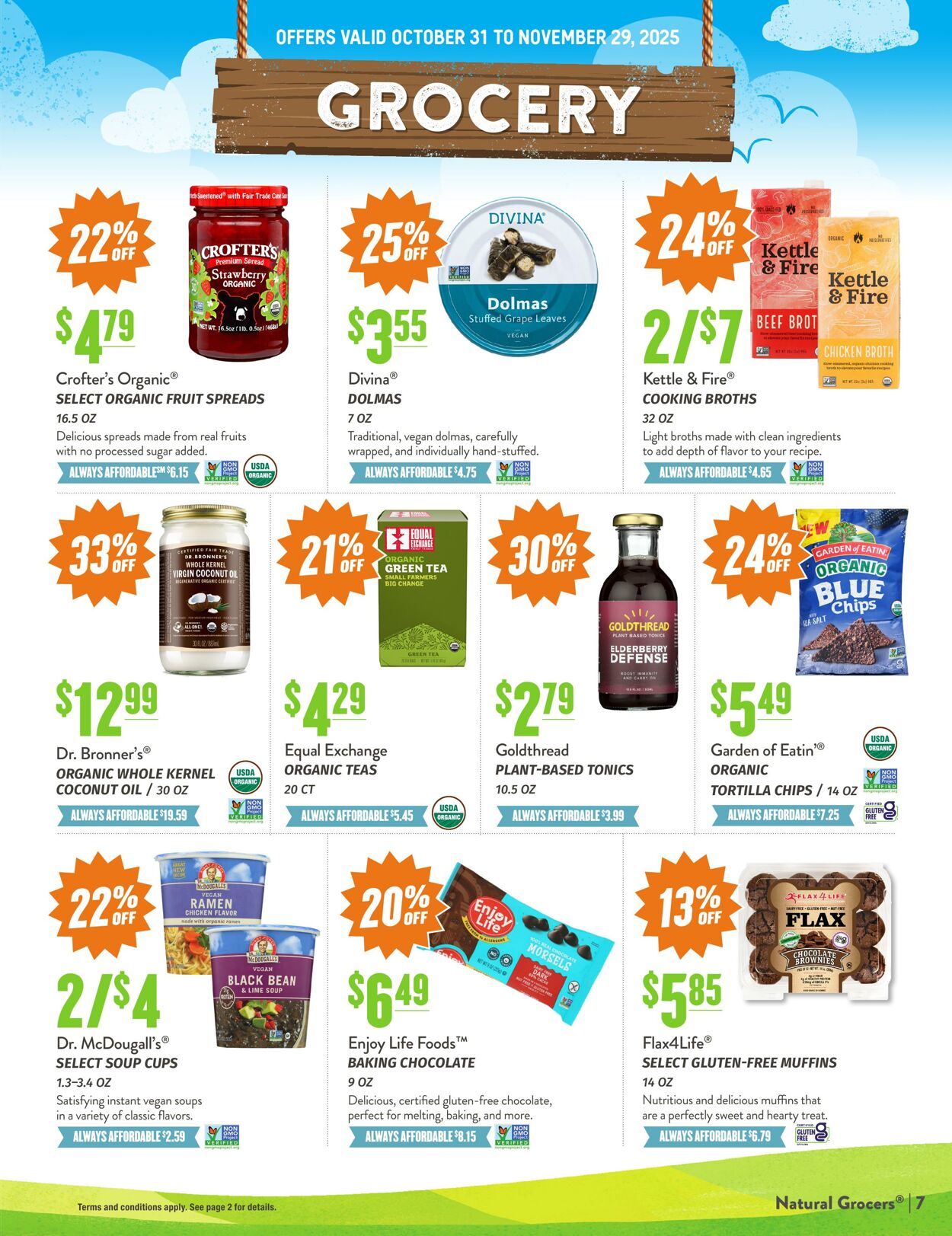 Weekly ad Natural Grocers 10/30/2025 - 11/27/2025