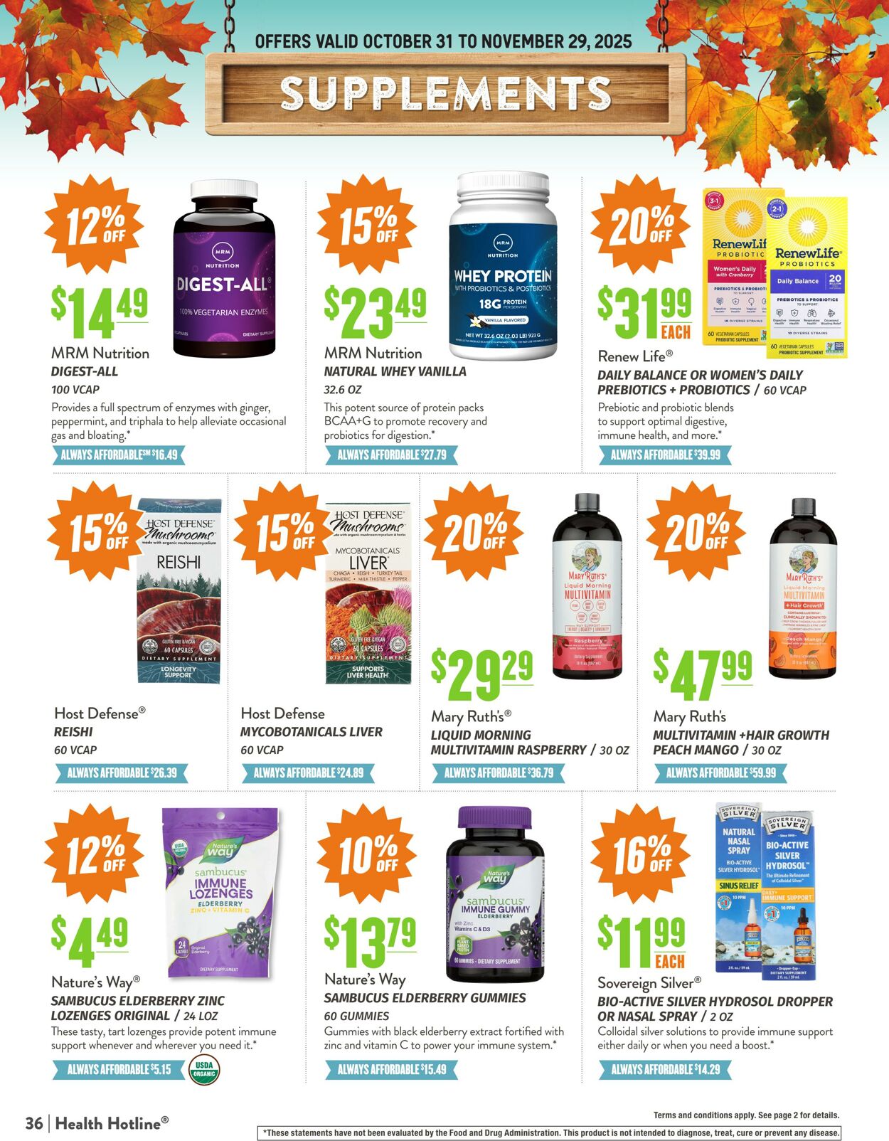 Weekly ad Natural Grocers 10/30/2025 - 11/27/2025