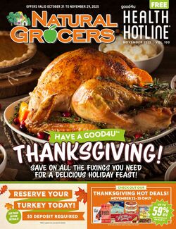 Weekly ad Natural Grocers 10/31/2025 - 11/27/2025