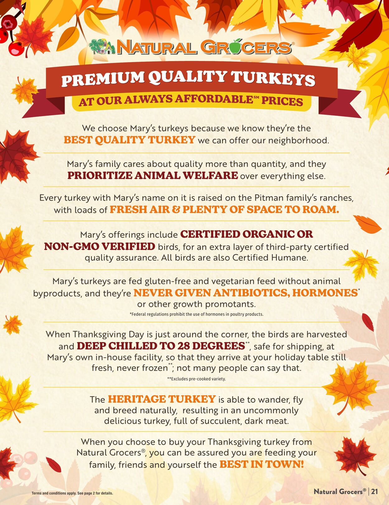 Weekly ad Natural Grocers 10/23/2025 - 11/03/2025