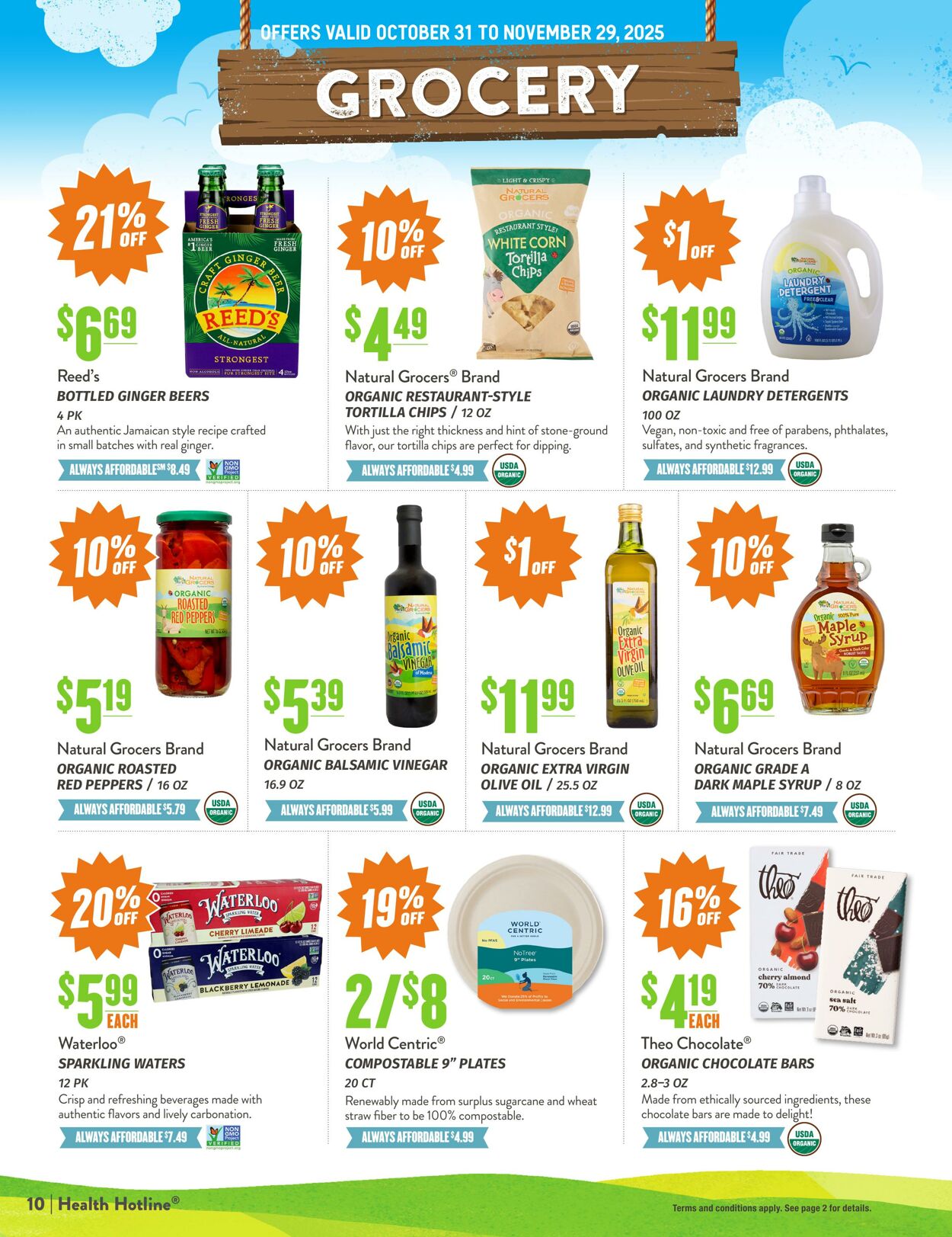 Weekly ad Natural Grocers 10/23/2025 - 11/03/2025