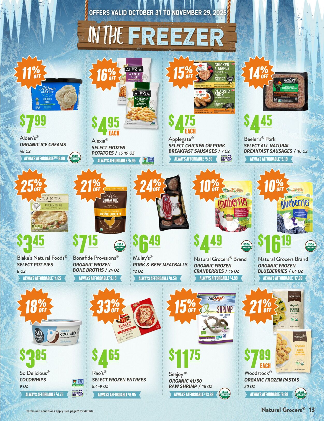 Weekly ad Natural Grocers 10/23/2025 - 11/03/2025