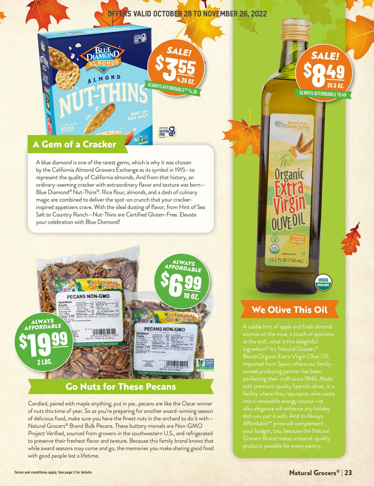 Weekly ad Natural Grocers 10/28/2022 - 11/26/2022