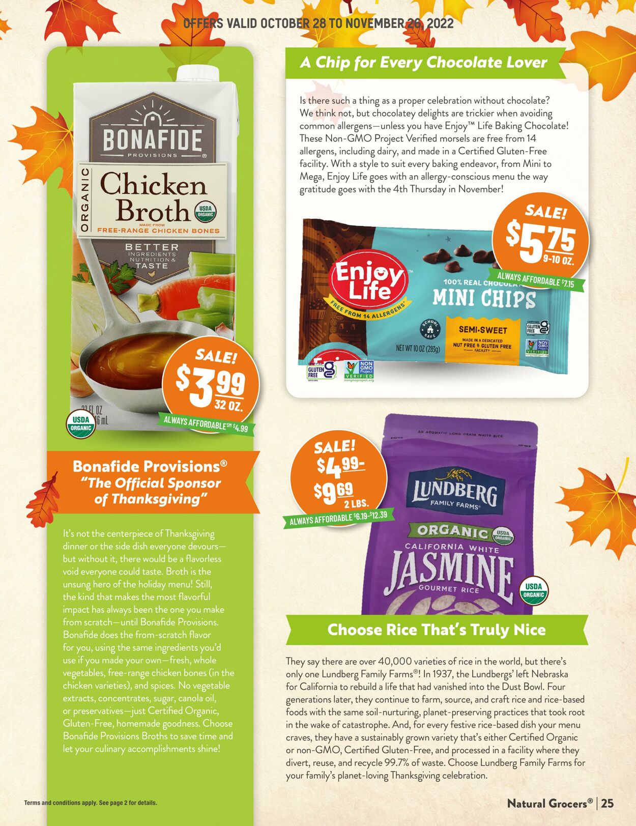 Weekly ad Natural Grocers 10/28/2022 - 11/26/2022