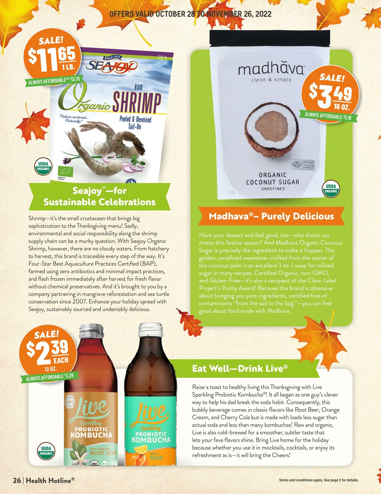 Weekly ad Natural Grocers 10/28/2022 - 11/26/2022