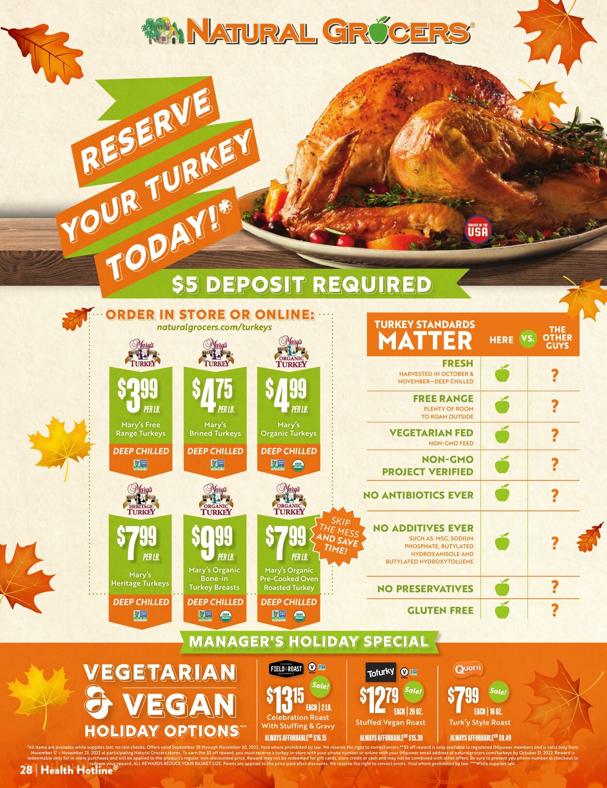 Weekly ad Natural Grocers 10/28/2022 - 11/26/2022