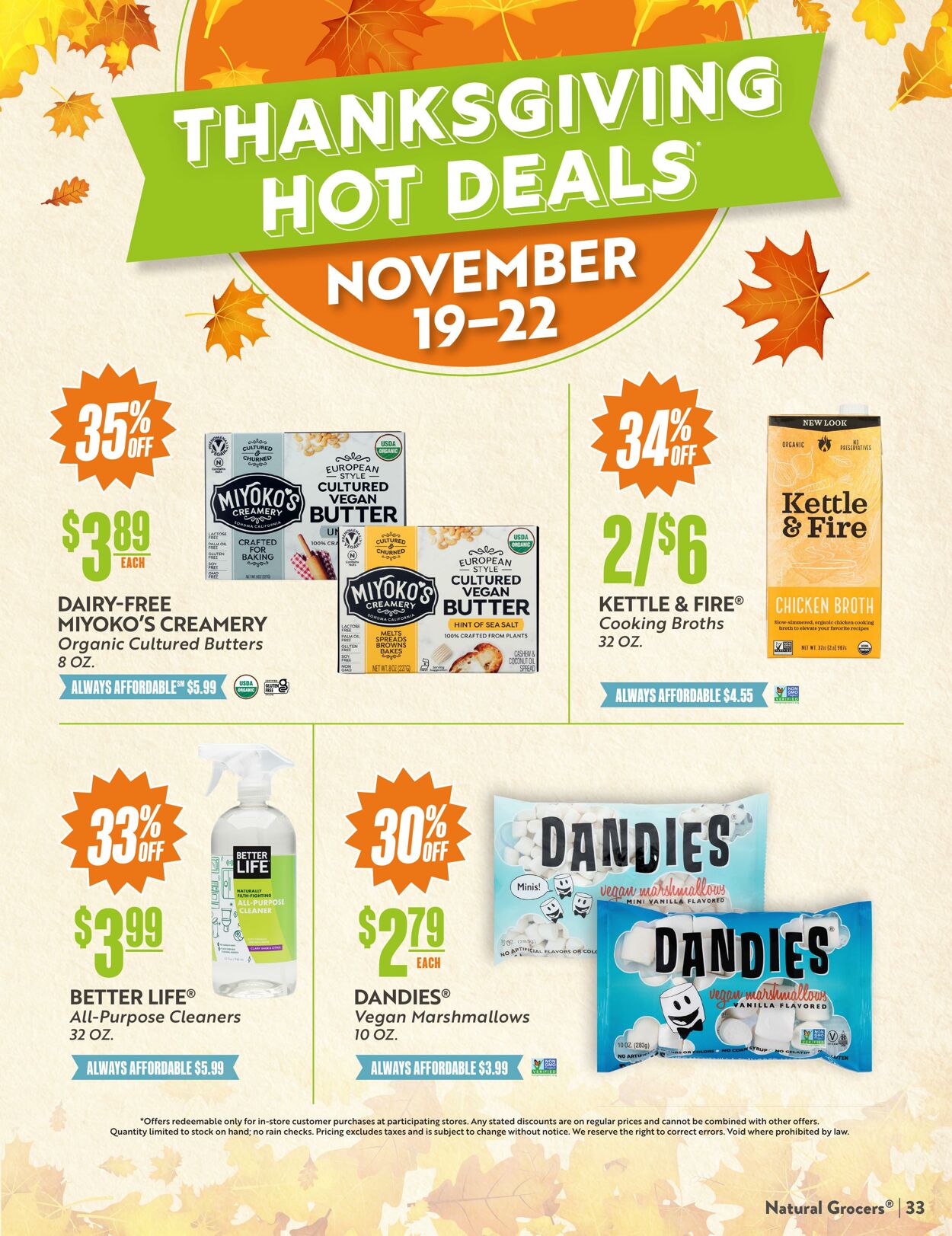 Weekly ad Natural Grocers 10/28/2022 - 11/26/2022