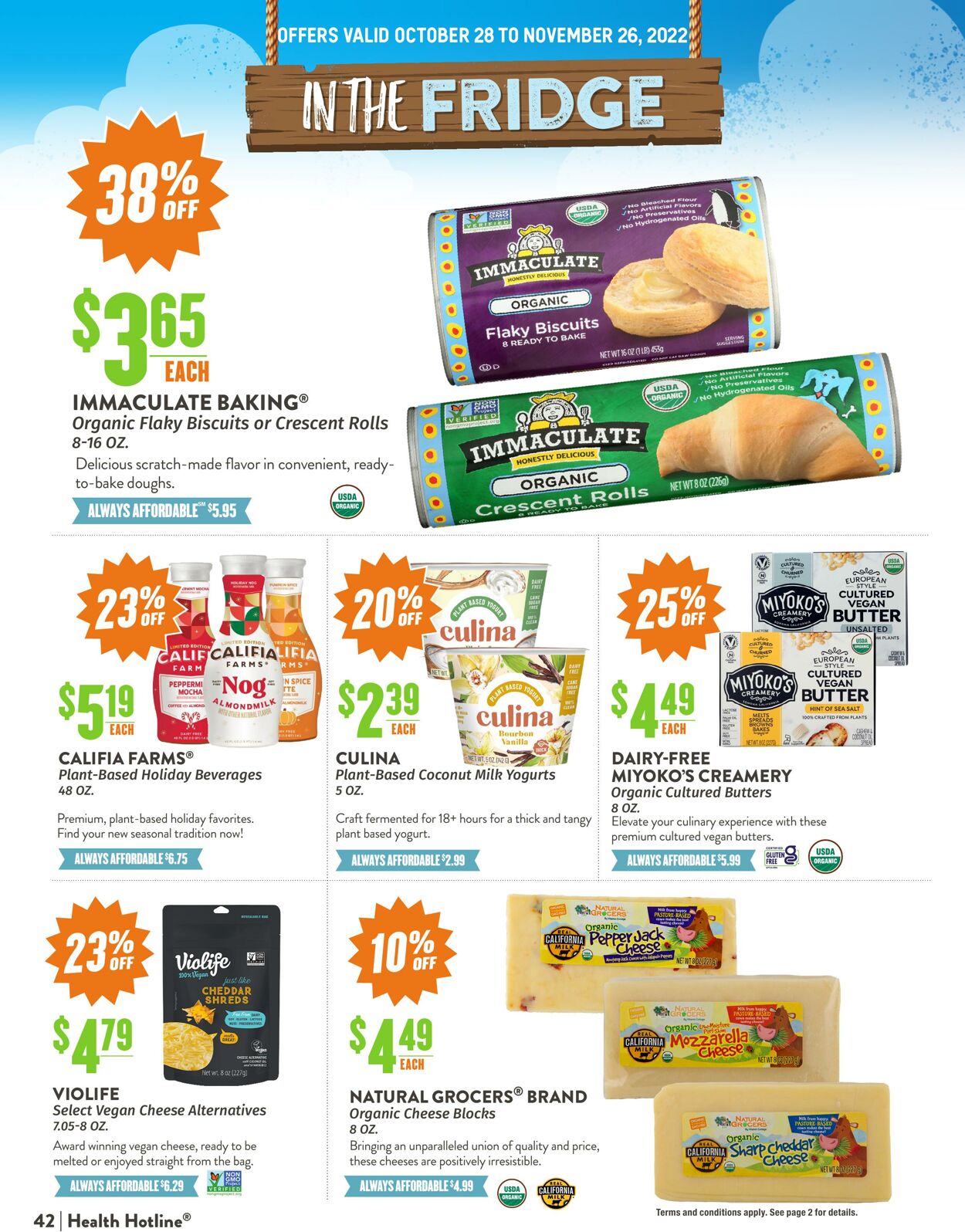 Weekly ad Natural Grocers 10/28/2022 - 11/26/2022