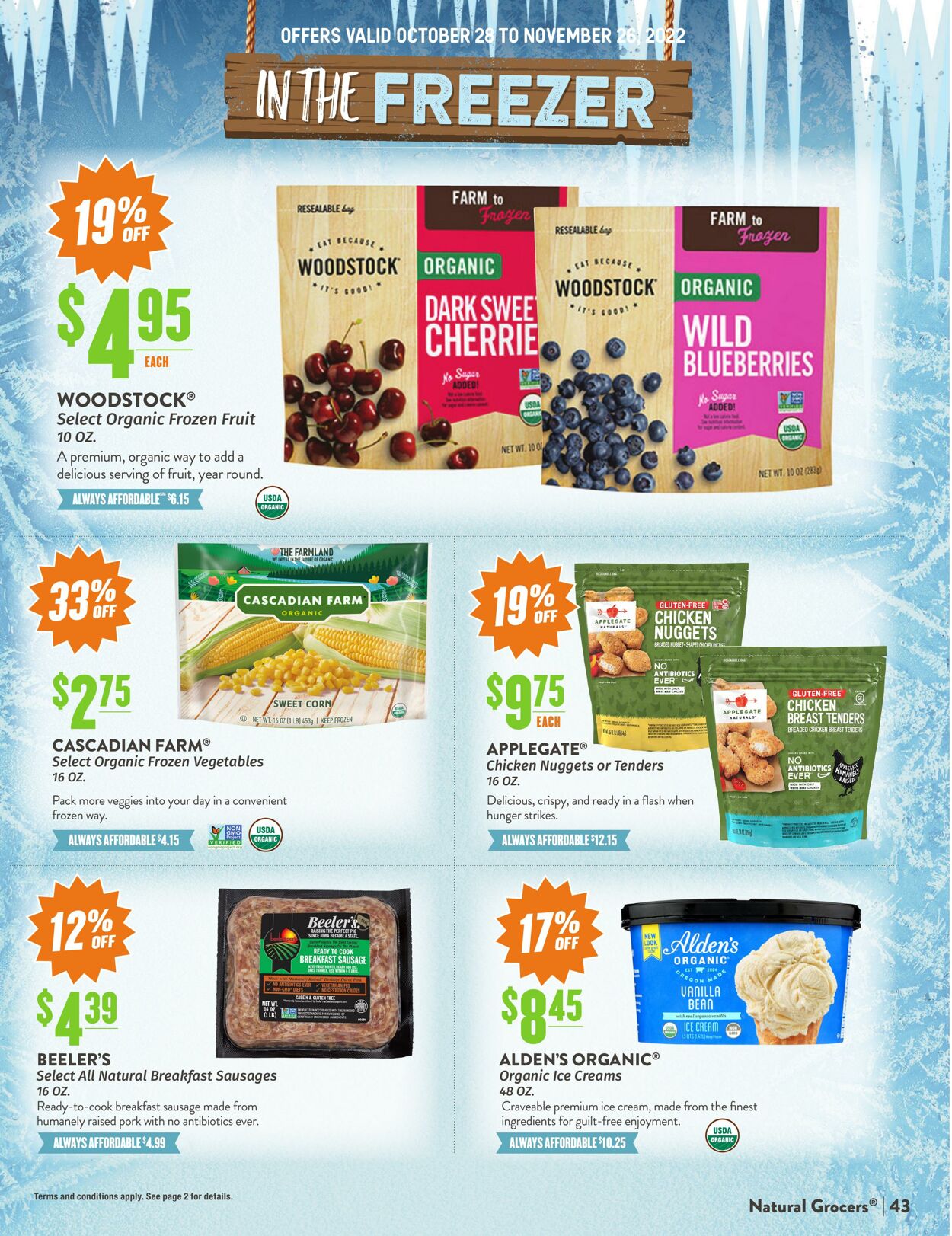 Weekly ad Natural Grocers 10/28/2022 - 11/26/2022