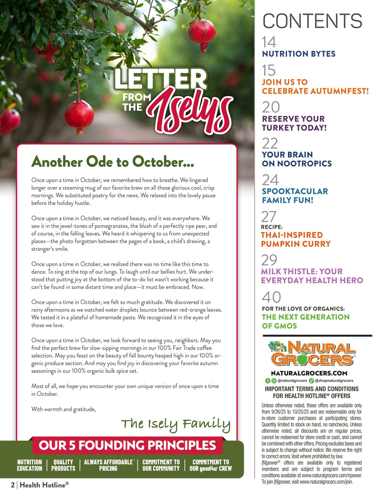 Weekly ad Natural Grocers 09/10/2025 - 09/22/2025