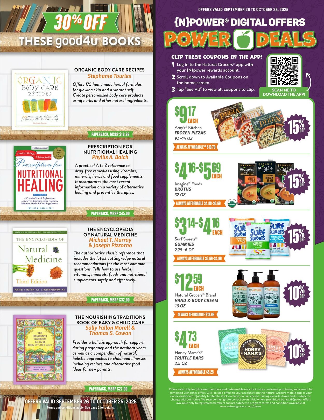 Weekly ad Natural Grocers 09/10/2025 - 09/22/2025