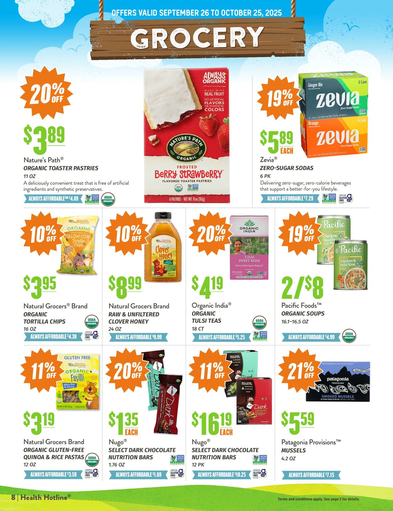 Weekly ad Natural Grocers 09/10/2025 - 09/22/2025