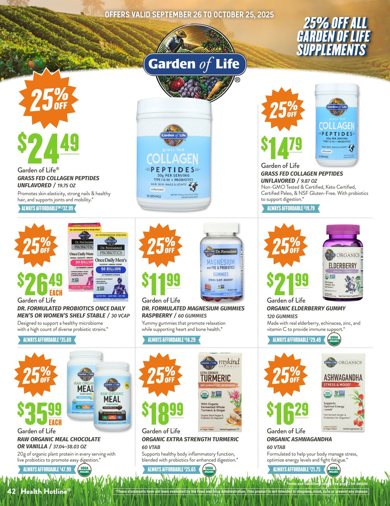 Weekly ad Natural Grocers 09/10/2025 - 09/22/2025