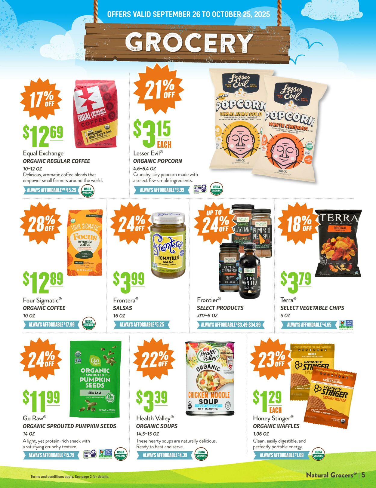 Weekly ad Natural Grocers 09/10/2025 - 09/22/2025