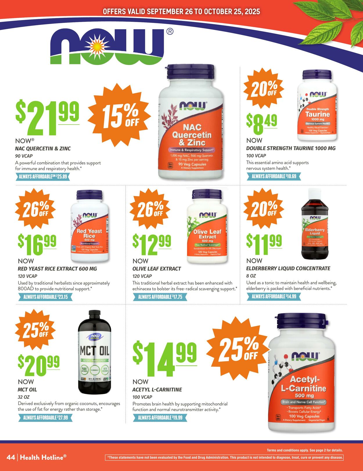 Weekly ad Natural Grocers 09/10/2025 - 09/22/2025