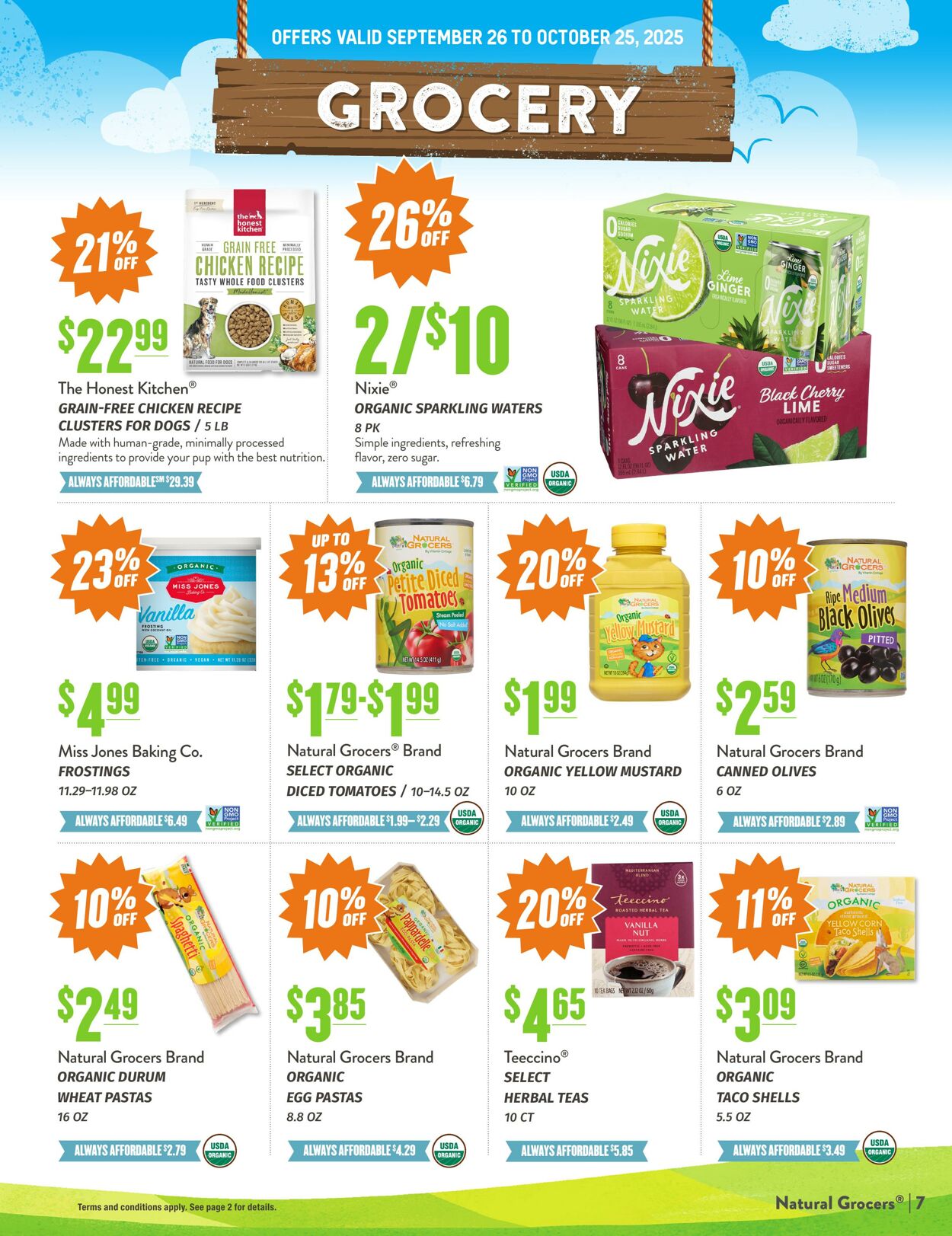 Weekly ad Natural Grocers 09/10/2025 - 09/22/2025