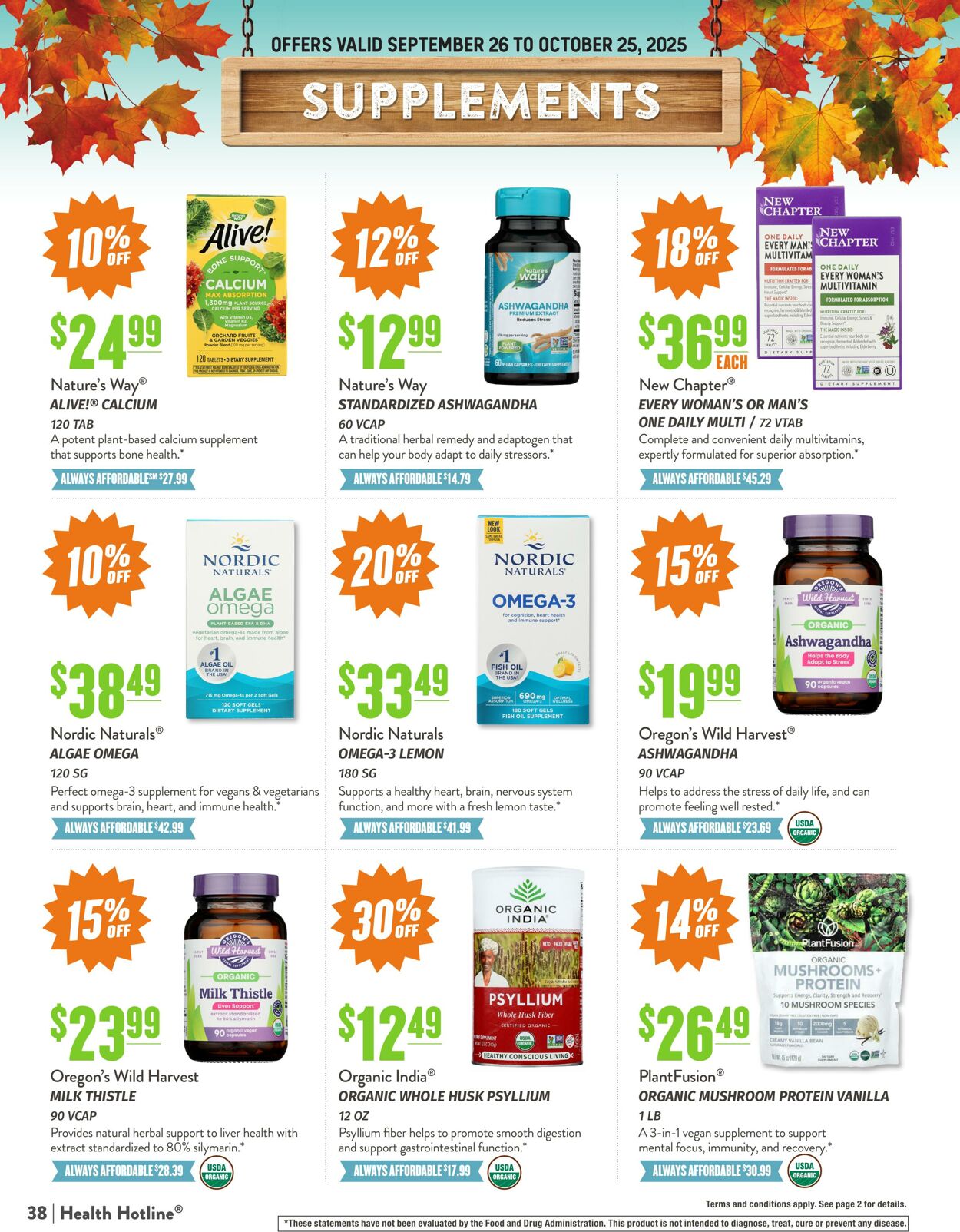 Weekly ad Natural Grocers 09/10/2025 - 09/22/2025
