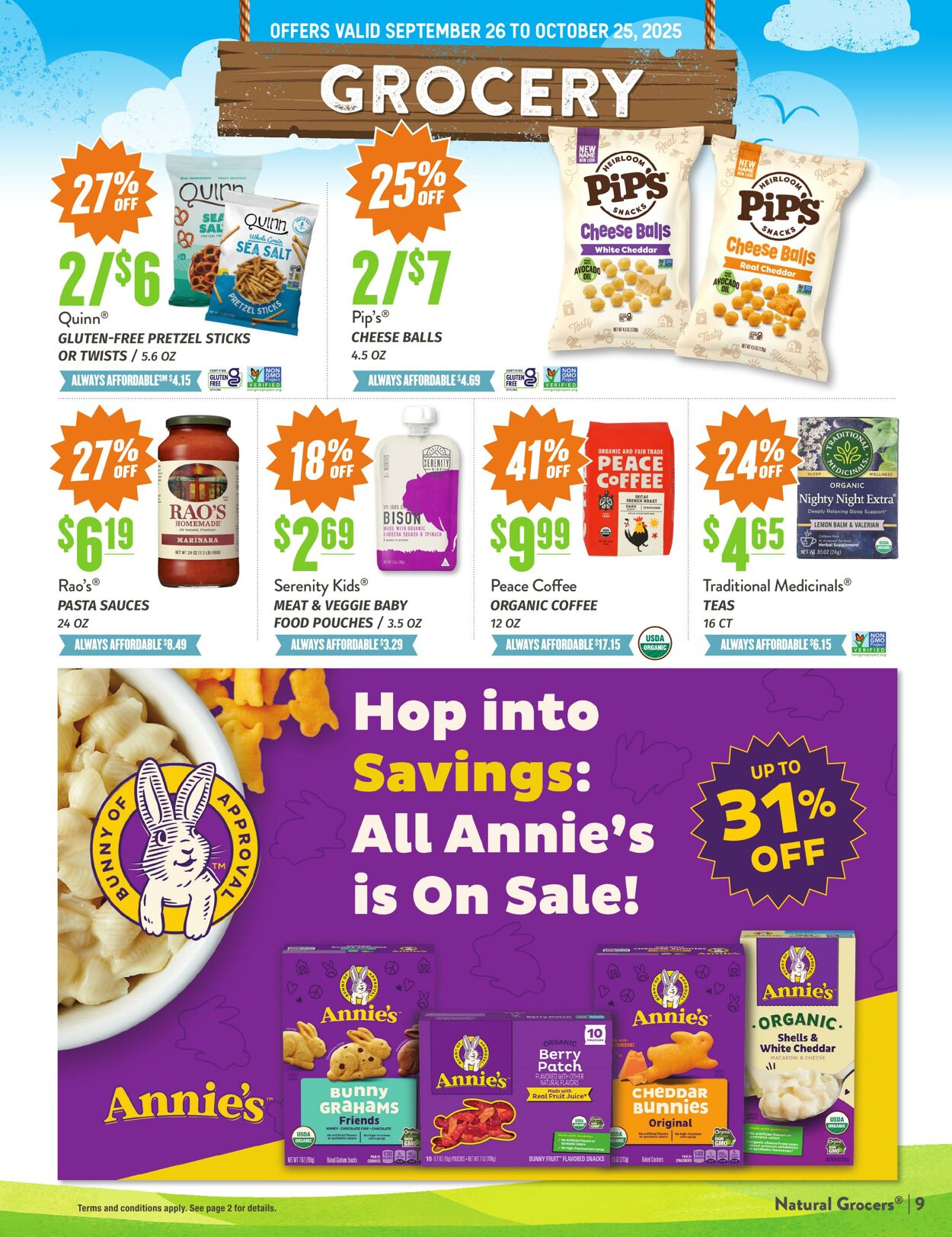 Weekly ad Natural Grocers 09/10/2025 - 09/22/2025