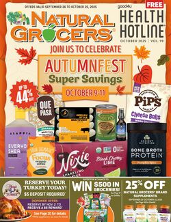Weekly ad Natural Grocers 09/10/2025 - 09/22/2025