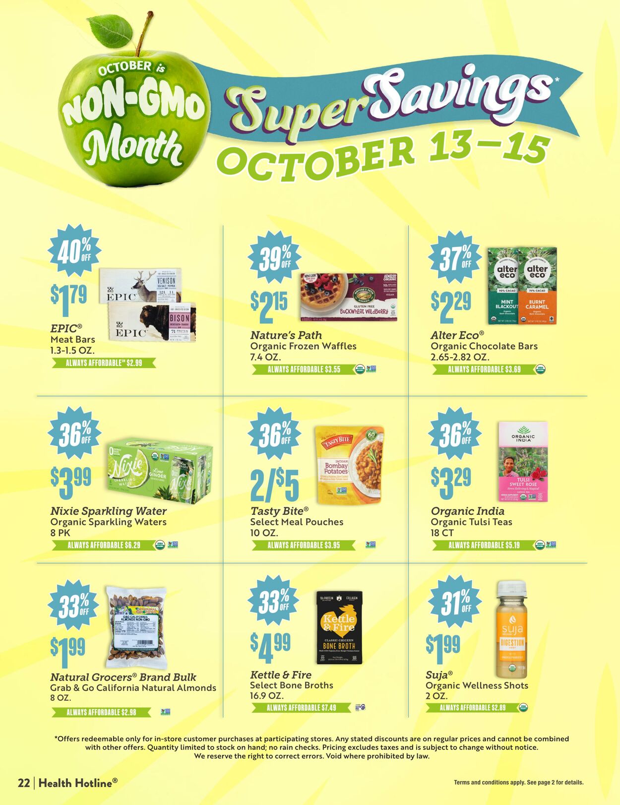 Weekly ad Natural Grocers 09/29/2022 - 10/29/2022