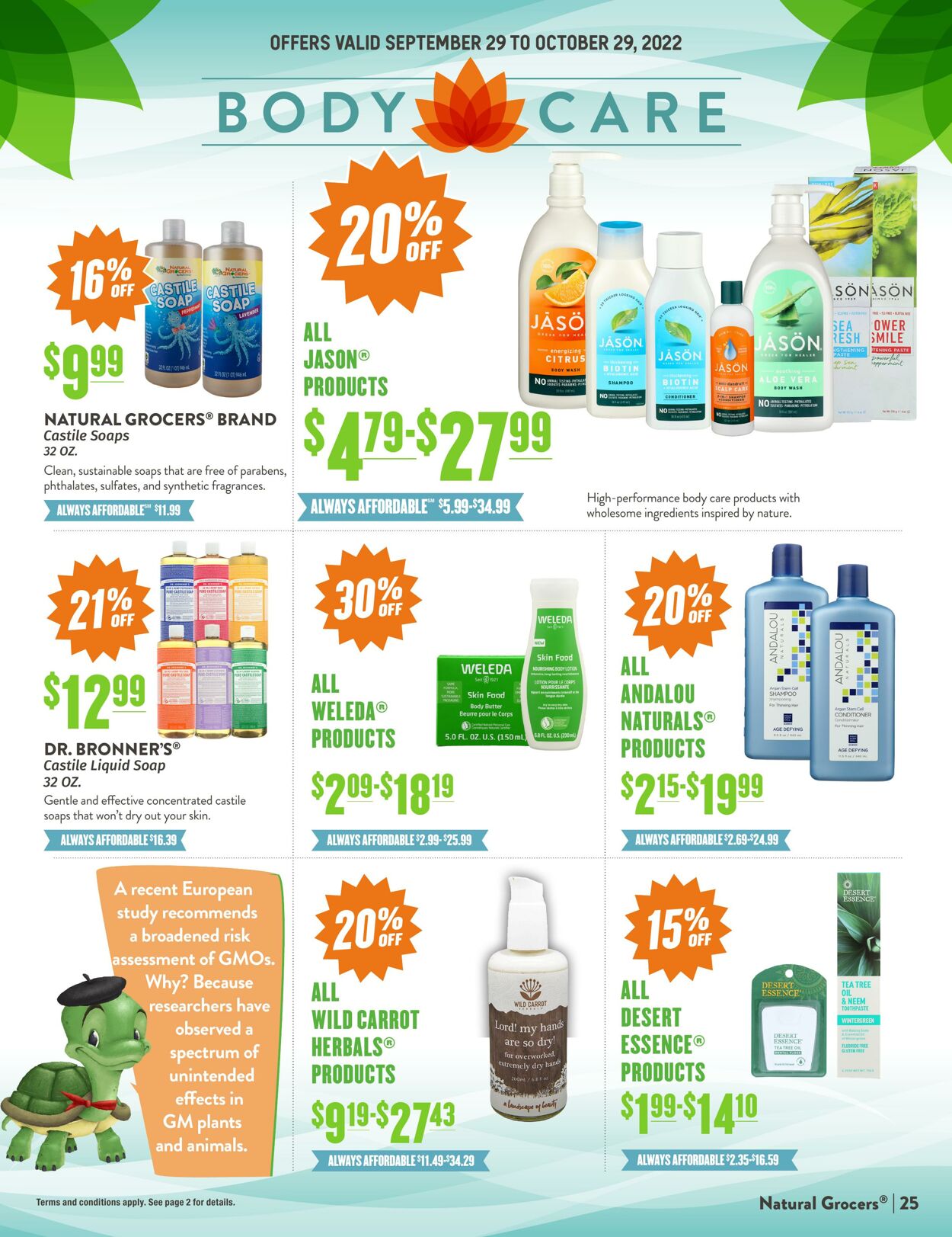 Weekly ad Natural Grocers 09/29/2022 - 10/29/2022