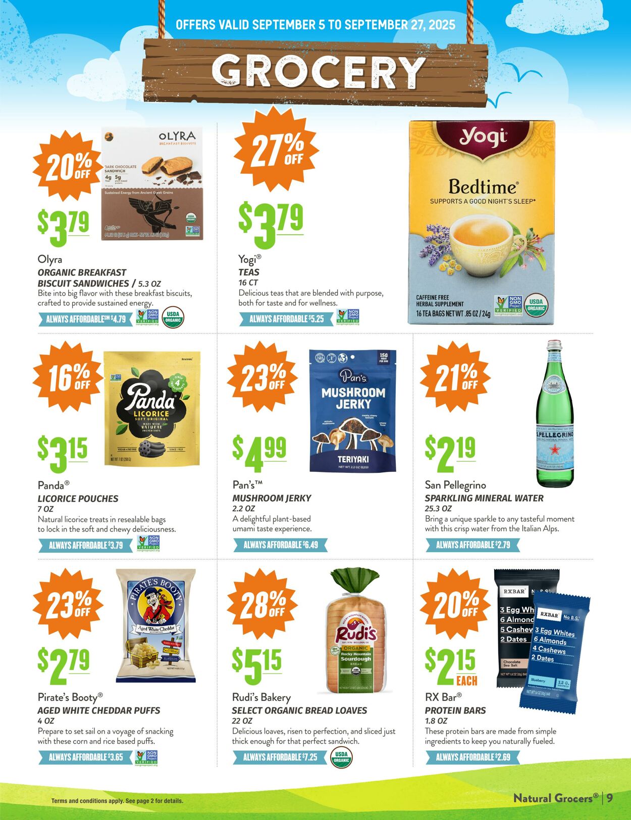 Weekly ad Natural Grocers 08/15/2025 - 09/05/2025