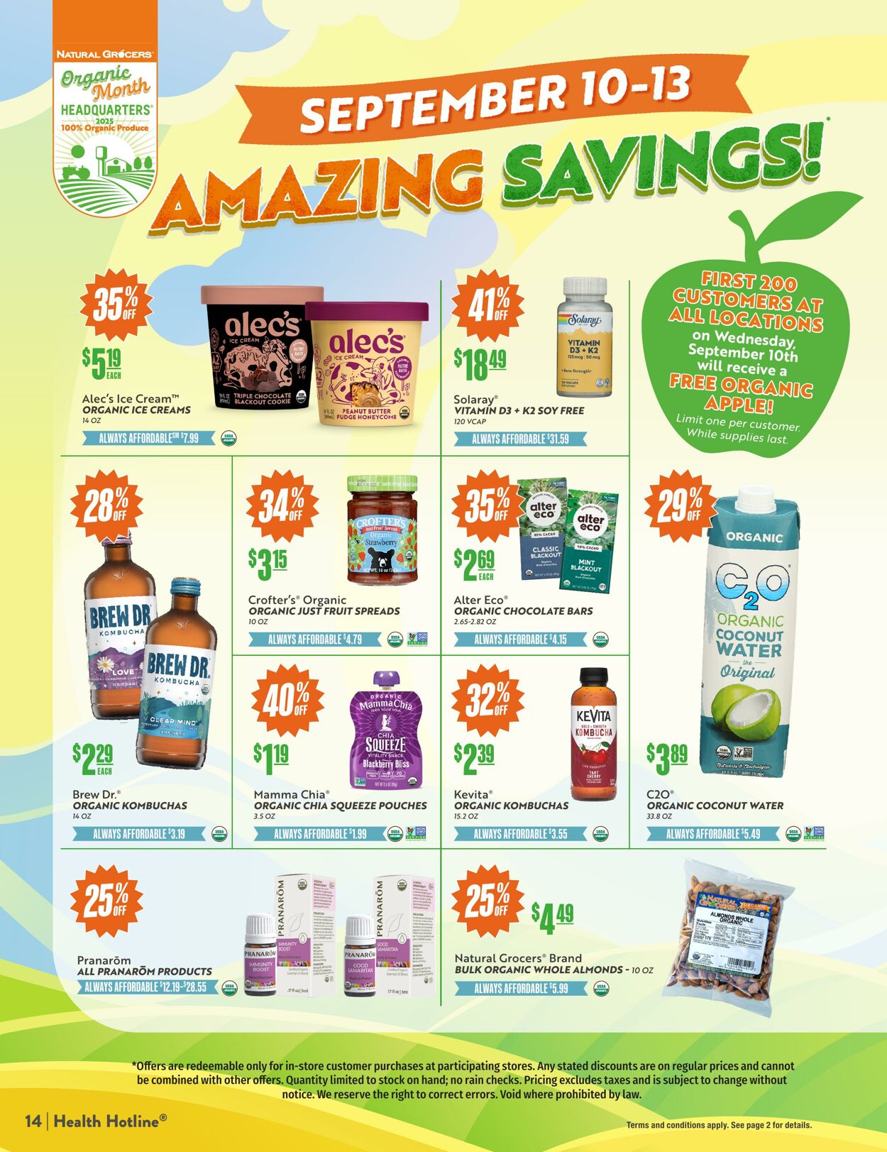 Weekly ad Natural Grocers 08/15/2025 - 09/15/2025