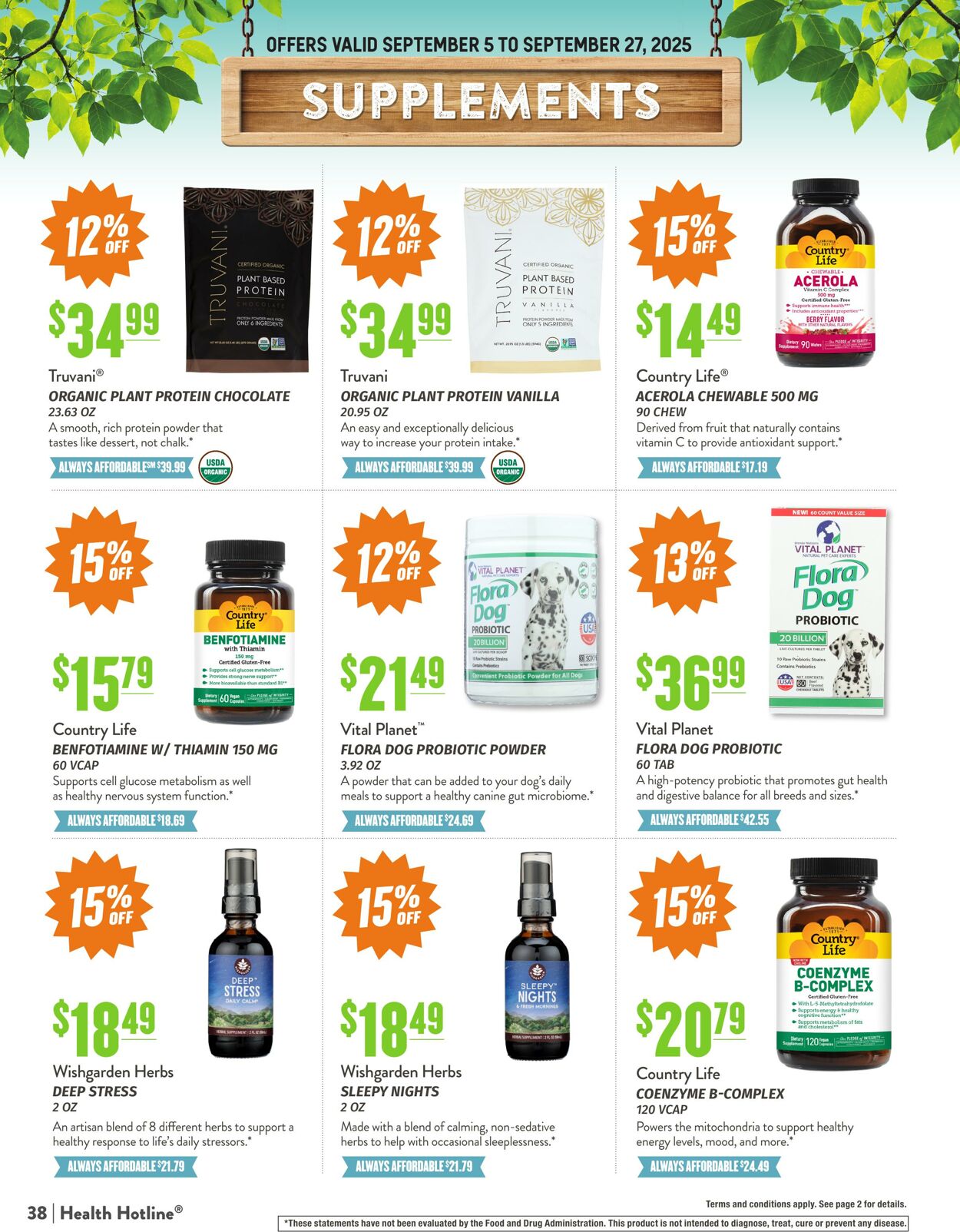 Weekly ad Natural Grocers 08/15/2025 - 09/15/2025