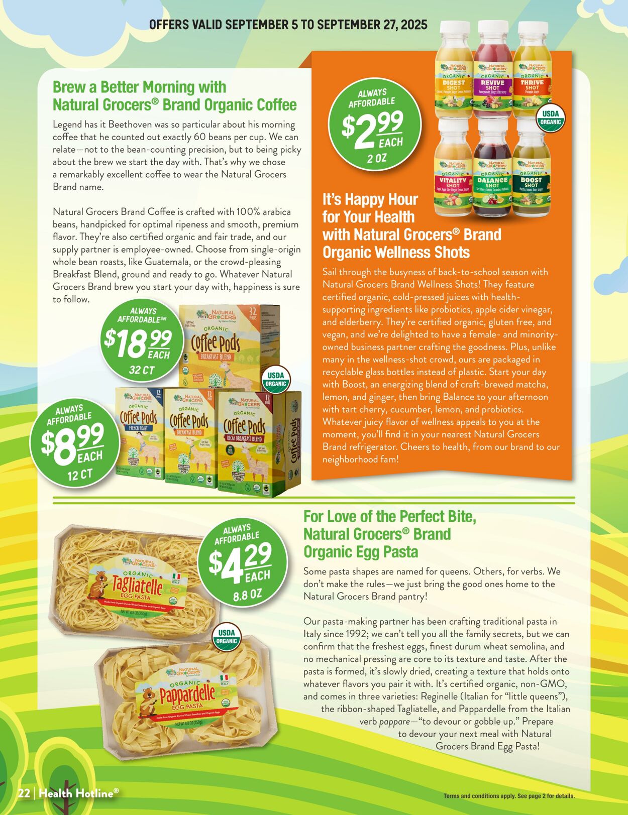 Weekly ad Natural Grocers 08/15/2025 - 09/05/2025