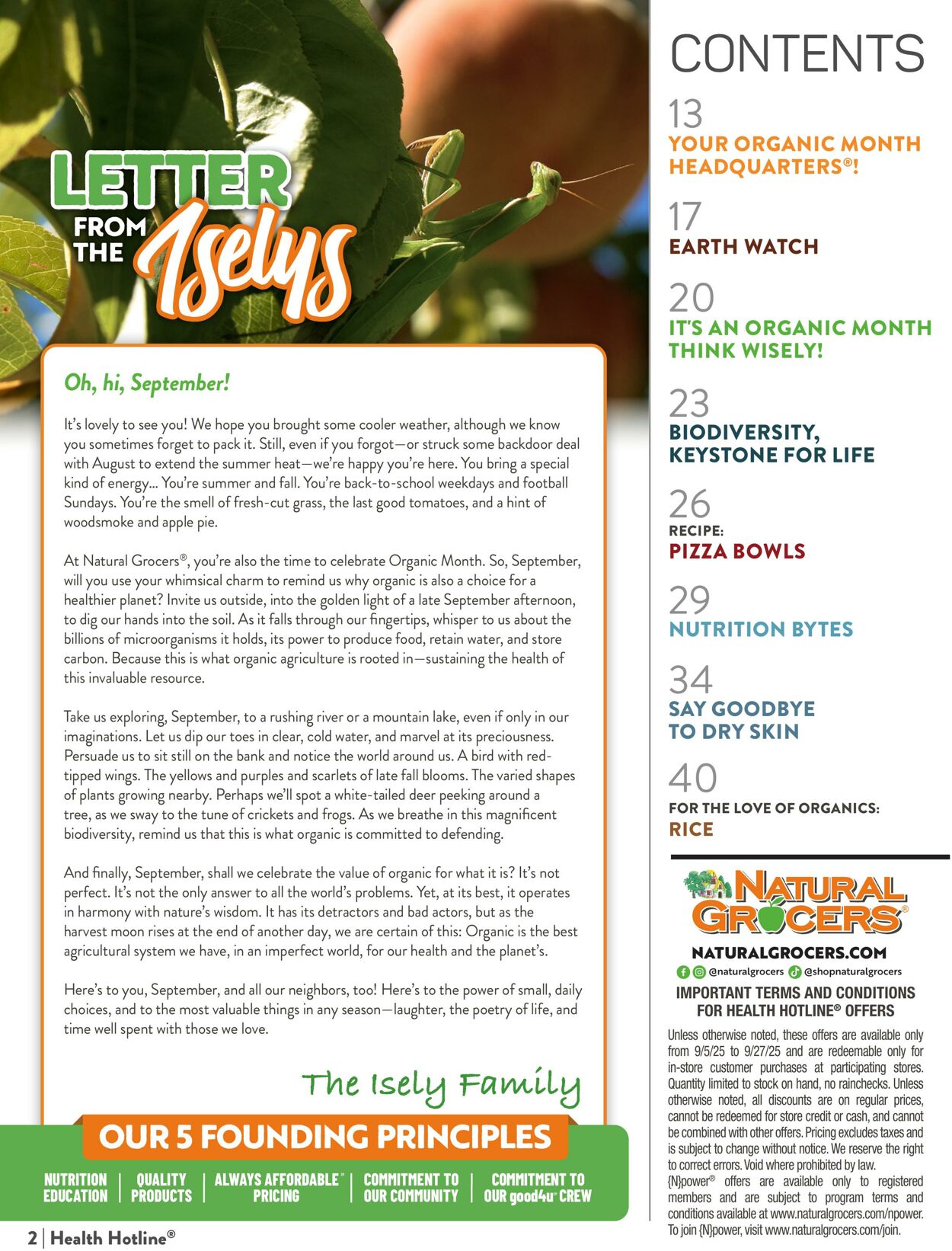 Weekly ad Natural Grocers 08/15/2025 - 09/03/2025