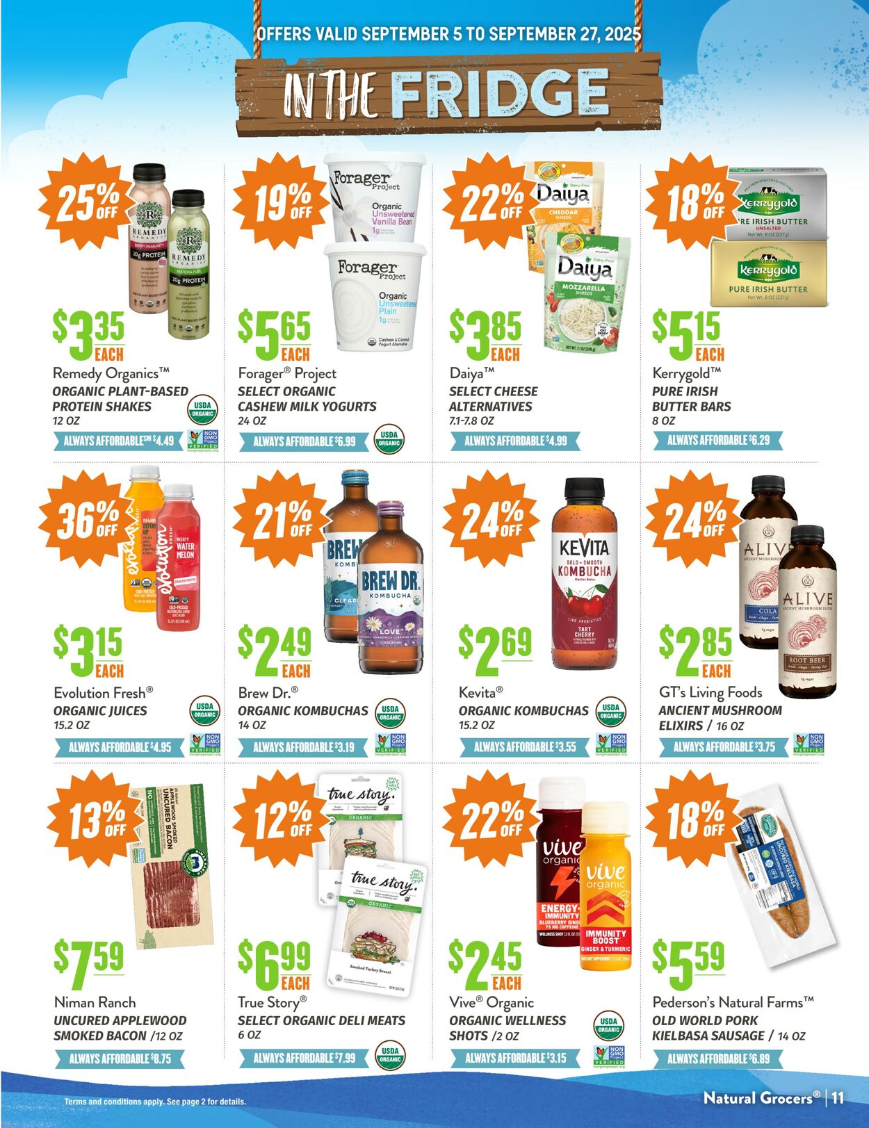 Weekly ad Natural Grocers 08/15/2025 - 09/03/2025