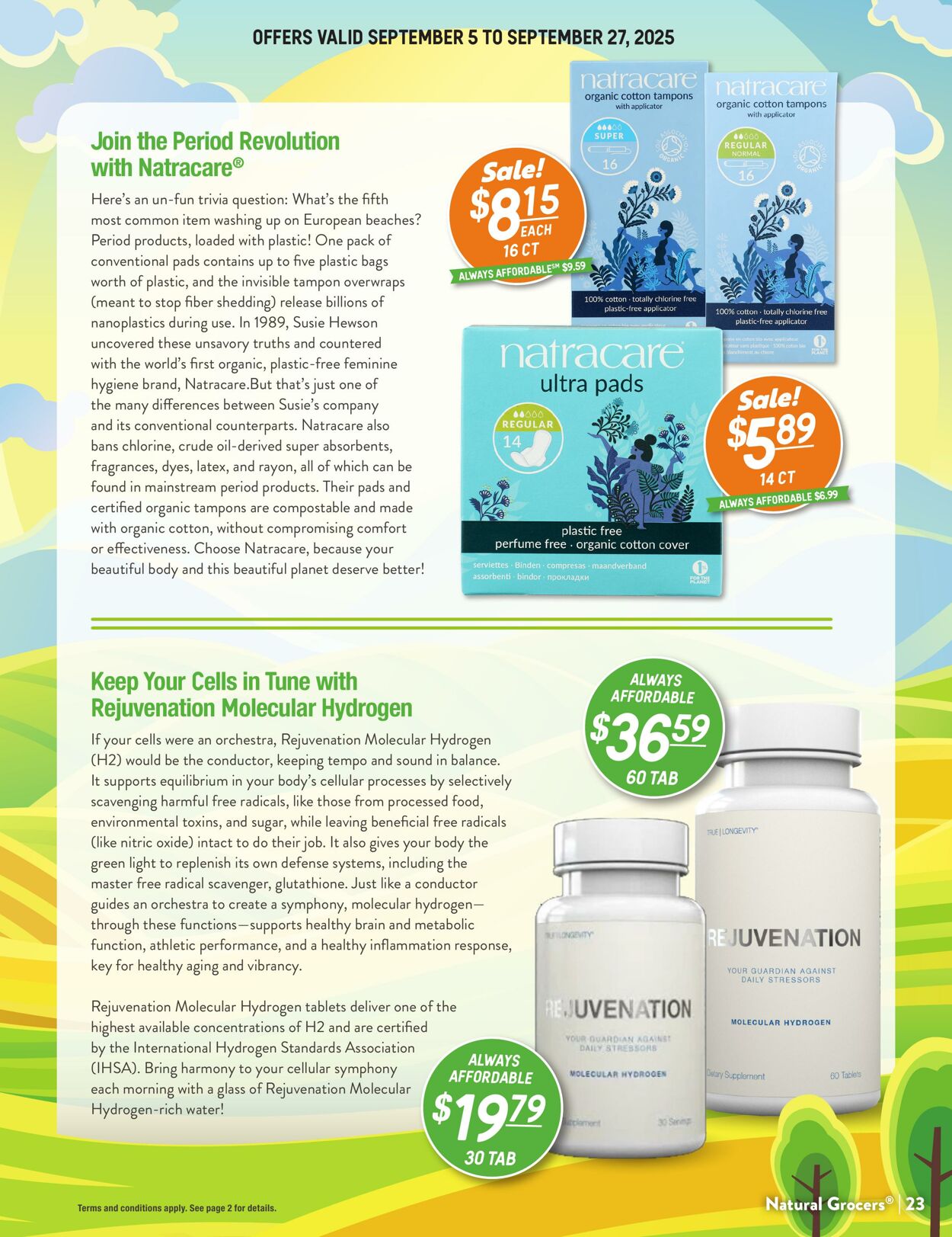Weekly ad Natural Grocers 08/15/2025 - 09/04/2025