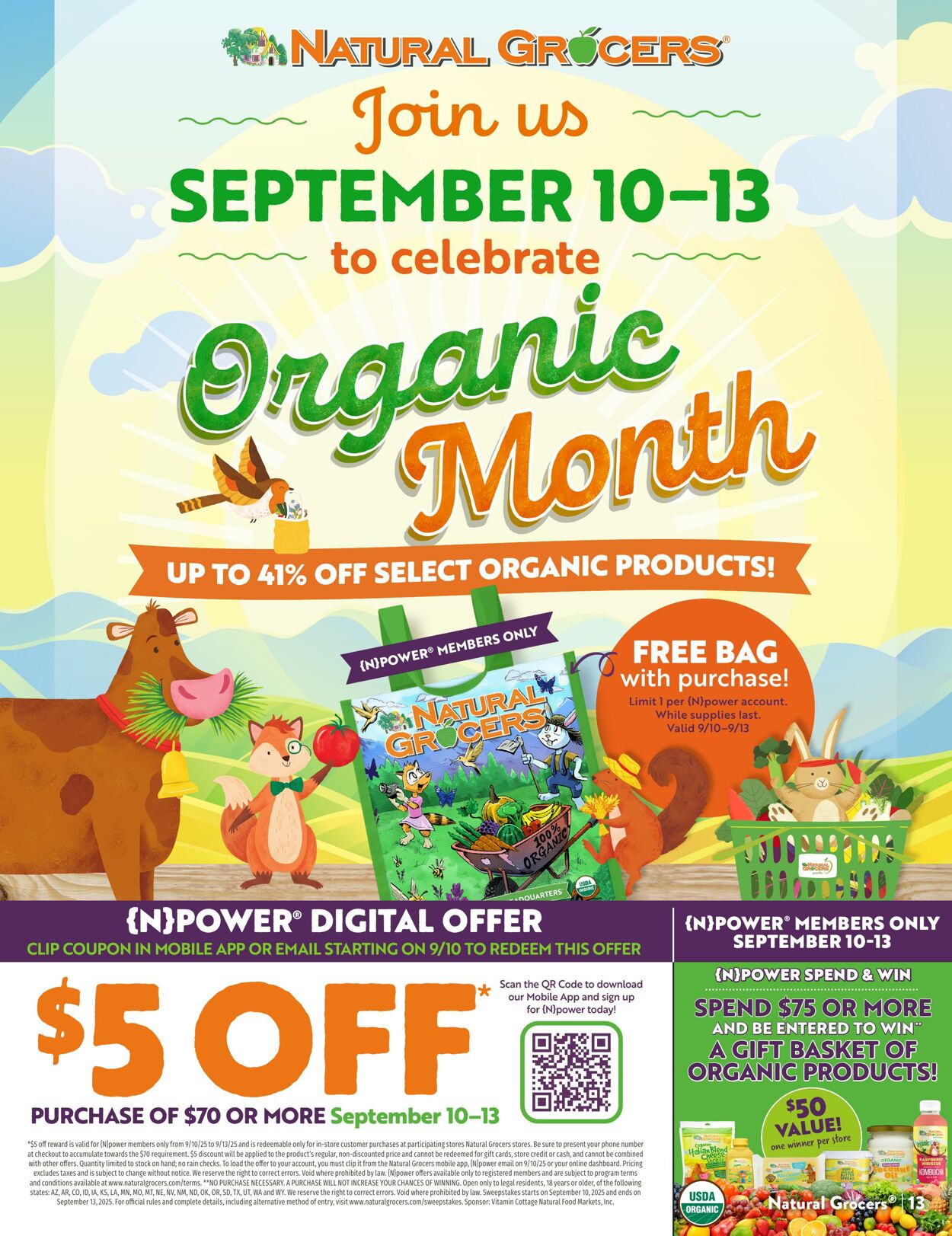 Weekly ad Natural Grocers 08/15/2025 - 09/01/2025