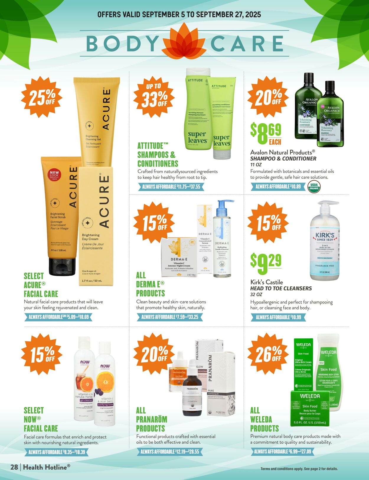 Weekly ad Natural Grocers 08/15/2025 - 09/02/2025