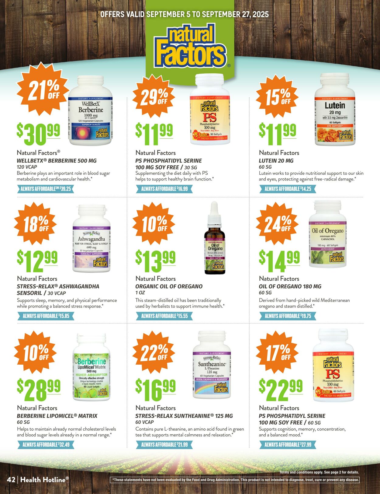 Weekly ad Natural Grocers 08/15/2025 - 09/01/2025