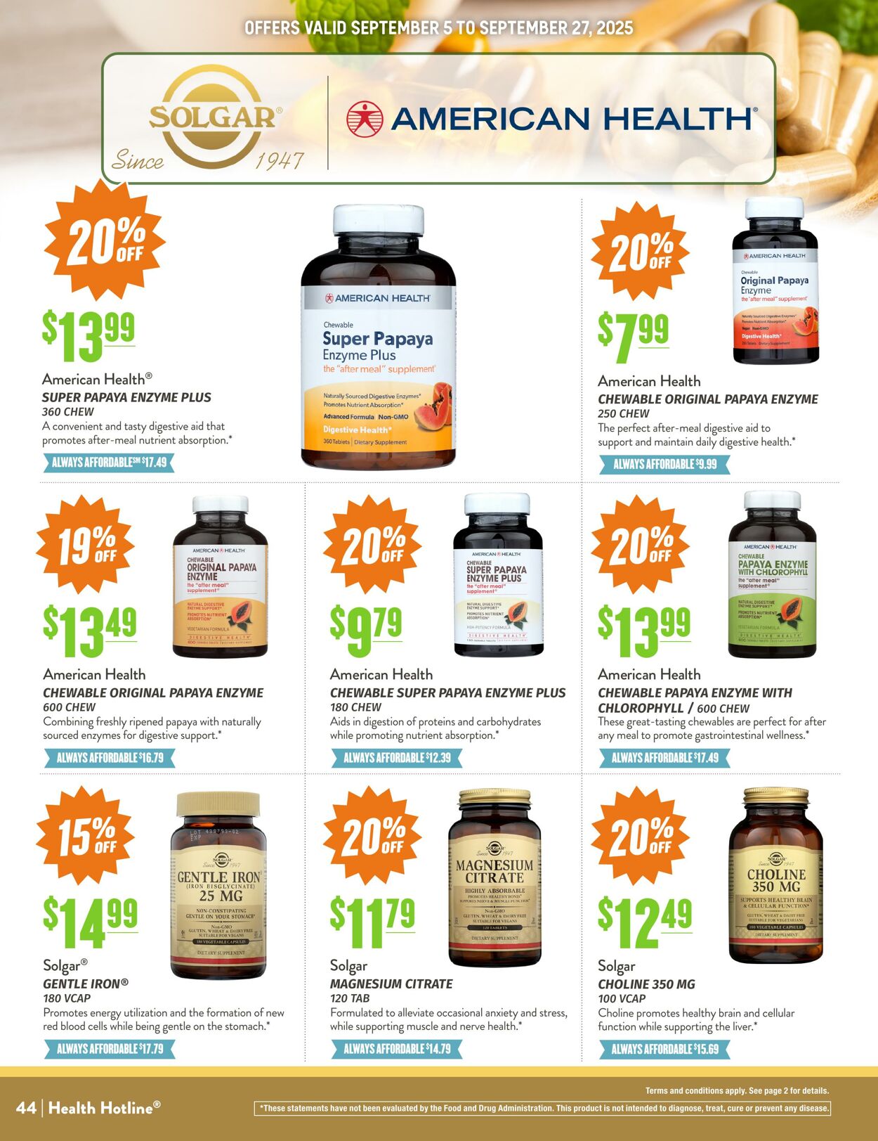Weekly ad Natural Grocers 08/15/2025 - 09/01/2025