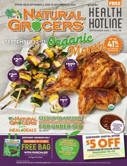 Weekly ad Natural Grocers 08/15/2025 - 09/01/2025