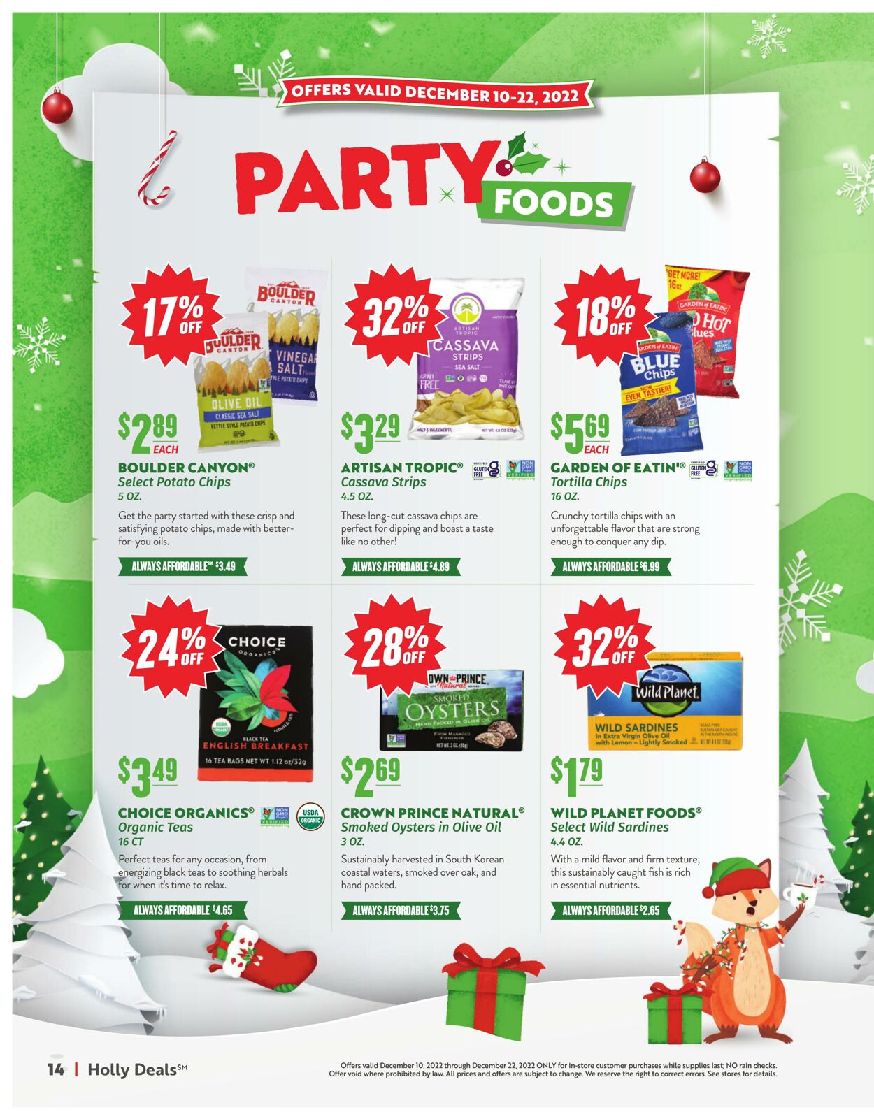 Weekly ad Natural Grocers 12/10/2022 - 12/22/2022