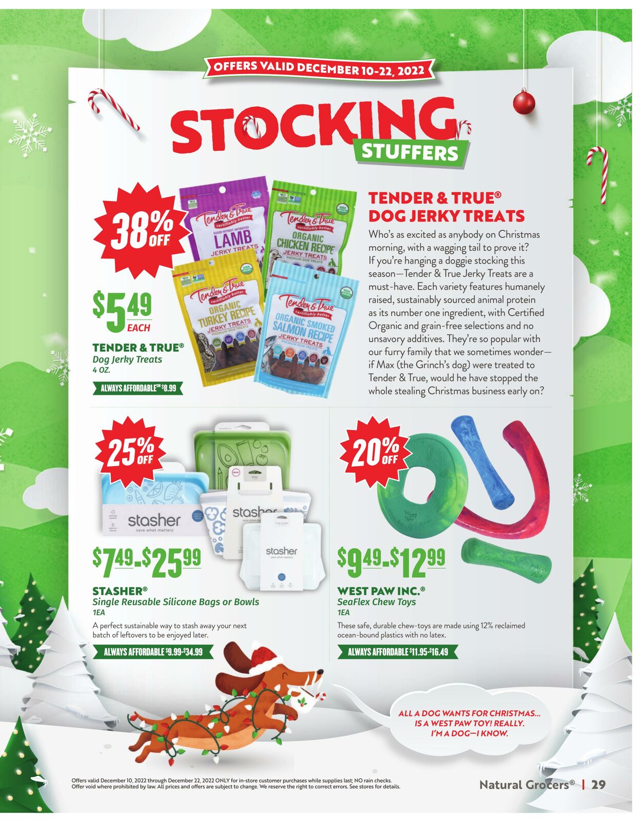 Weekly ad Natural Grocers 12/10/2022 - 12/22/2022