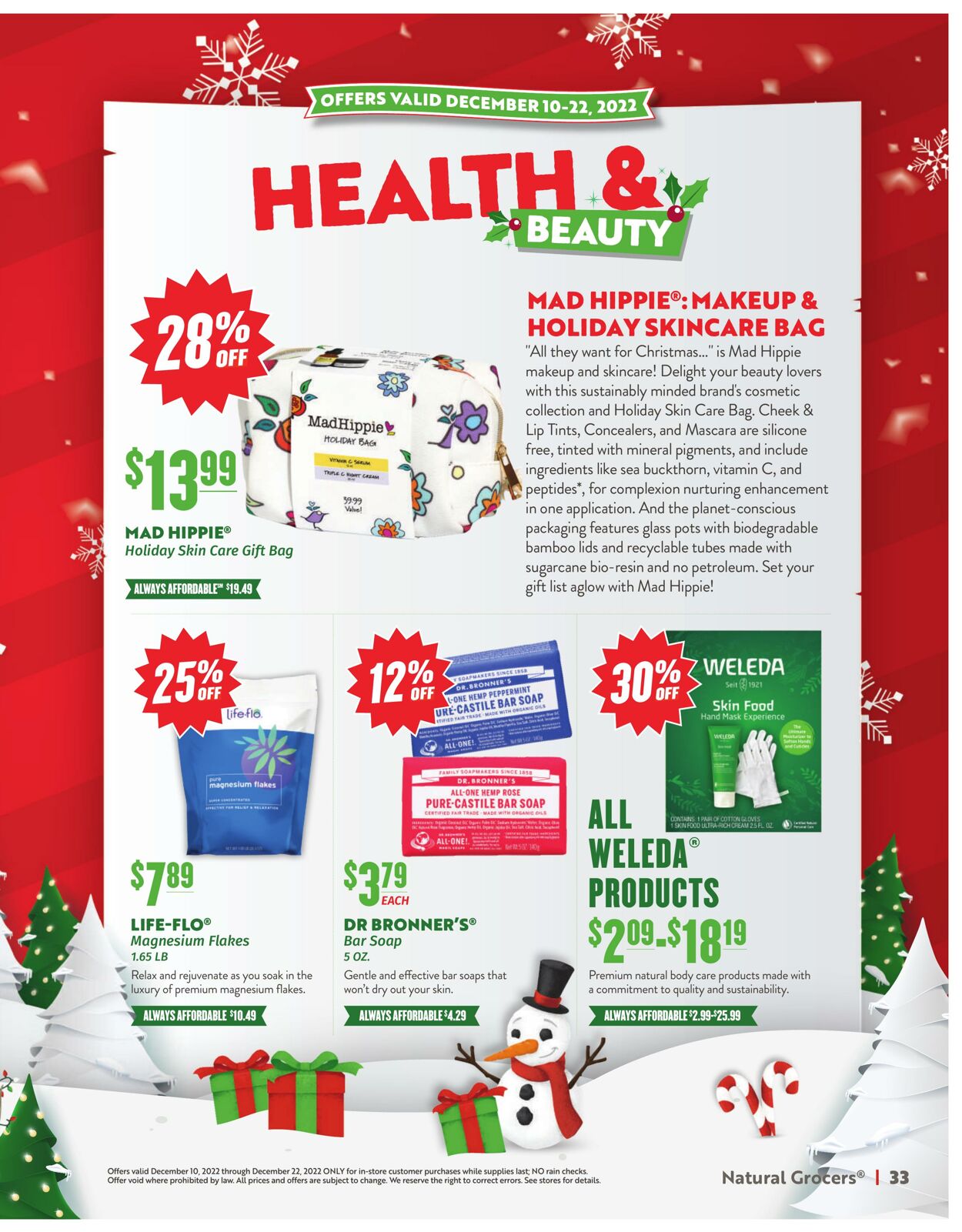 Weekly ad Natural Grocers 12/10/2022 - 12/22/2022