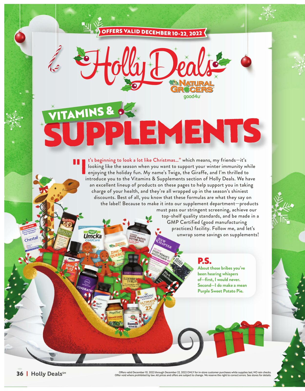 Weekly ad Natural Grocers 12/10/2022 - 12/22/2022