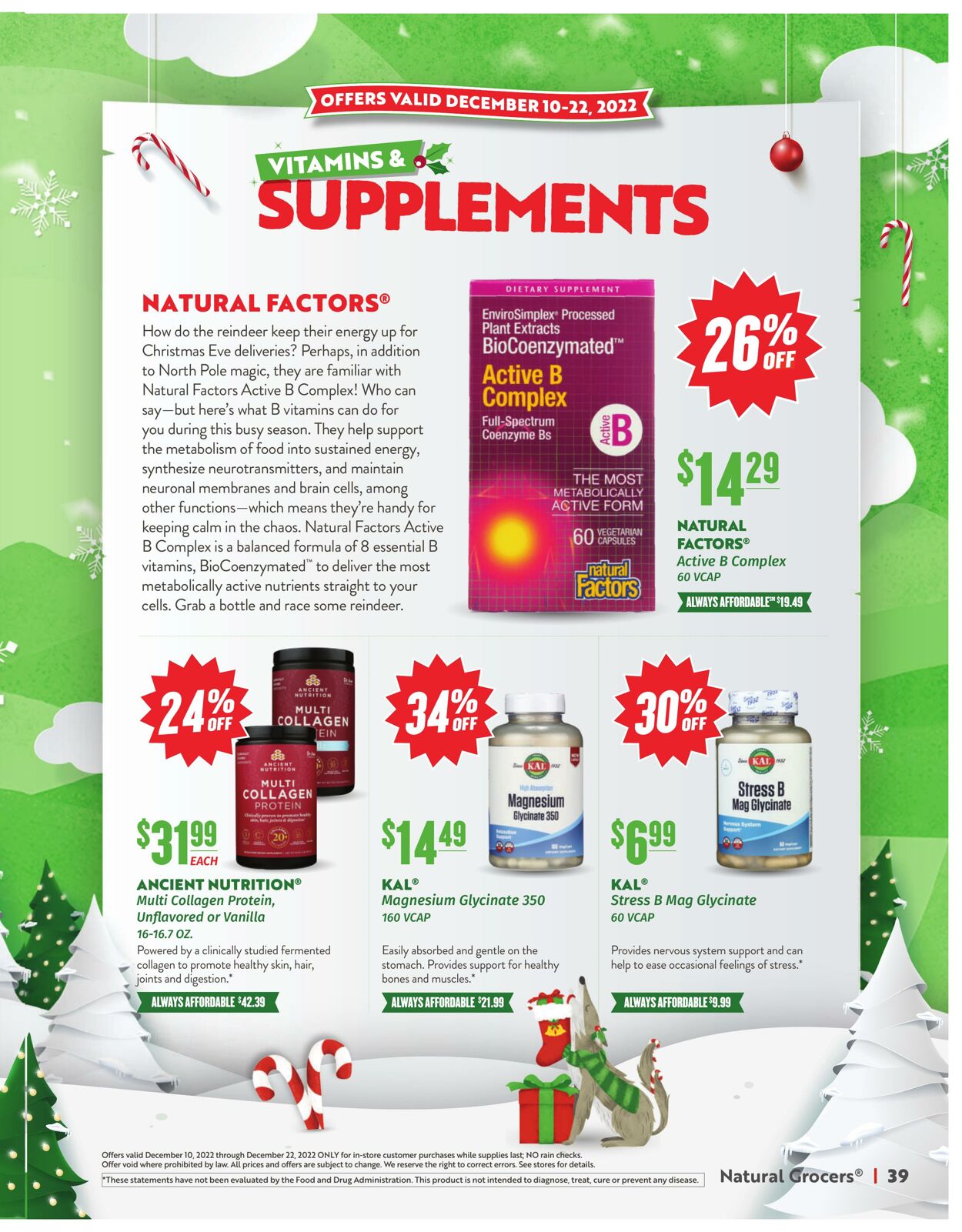 Weekly ad Natural Grocers 12/10/2022 - 12/22/2022