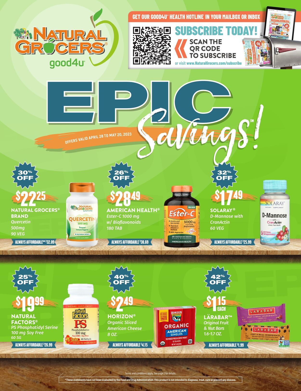 Weekly ad Natural Grocers 05/01/2023 - 05/31/2023