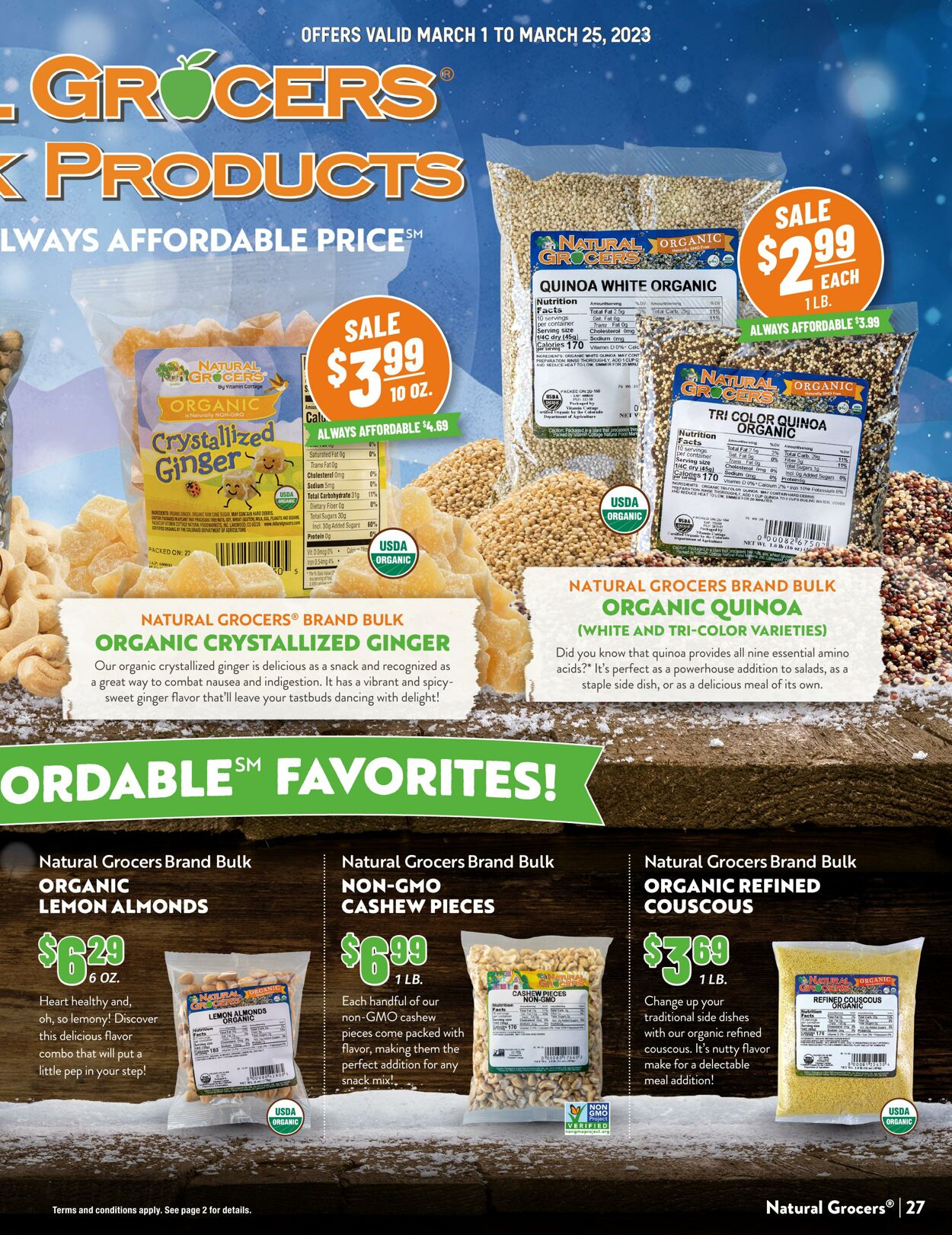 Weekly ad Natural Grocers 03/01/2023 - 03/31/2023