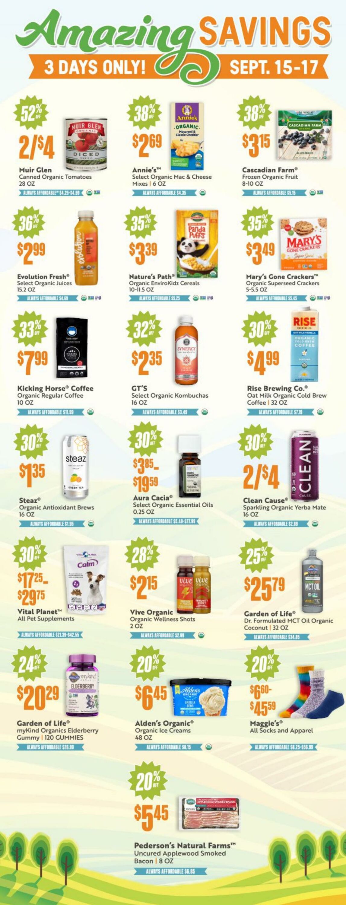 Weekly ad Natural Grocers 09/15/2022 - 09/17/2022