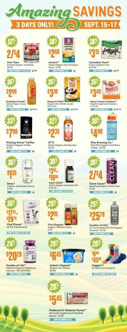 Weekly ad Natural Grocers 09/15/2022-09/17/2022